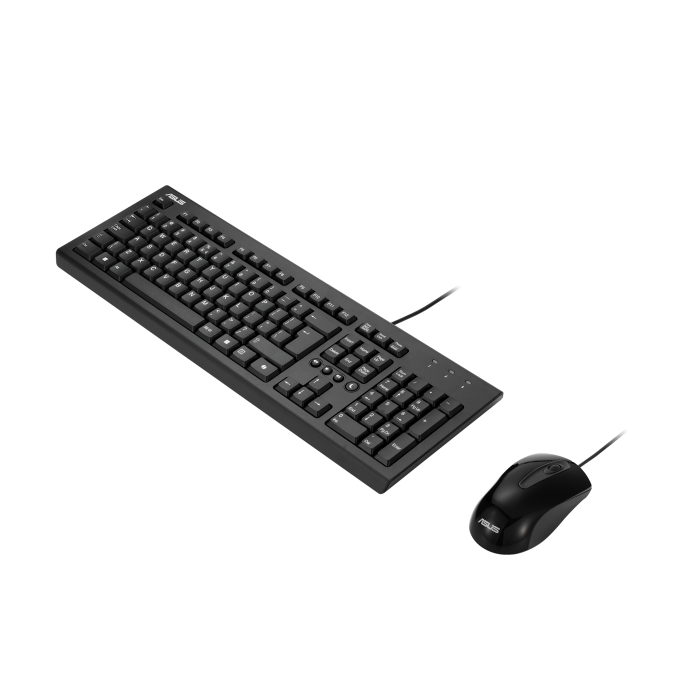 Asus U2000 USB Wired Keyboard and 1000 DPI Mouse Set - Tech Syndicate