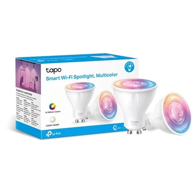 TP-Link Tapo L630 Smart Wi-Fi Spotlight GU10 2-Pack - Tech Syndicate