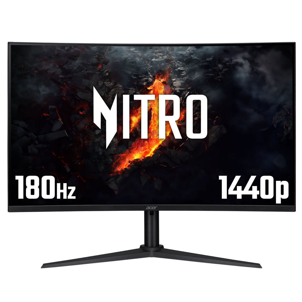 Acer Nitro XZ322QU V3 31.5 QHD 180Hz Curved Gaming Monitor