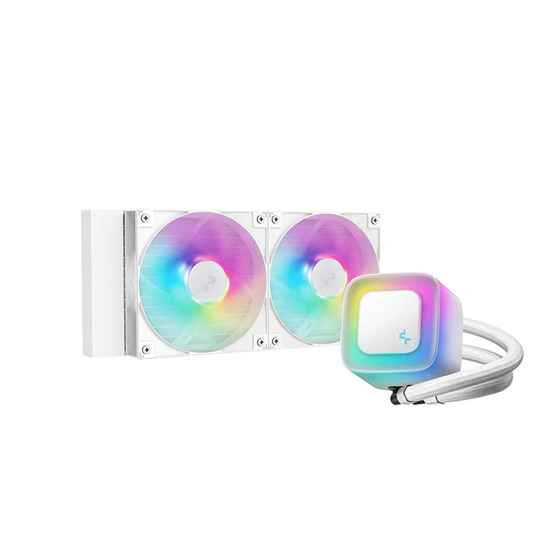 DeepCool LE240 WH V2 240mm ARGB Liquid CPU Cooler - White