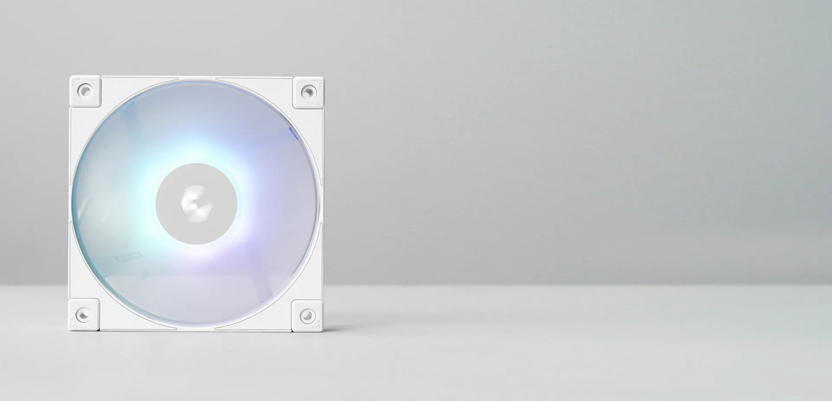 DeepCool FD12 ARGB White 120mm Case Fan 3-Pack