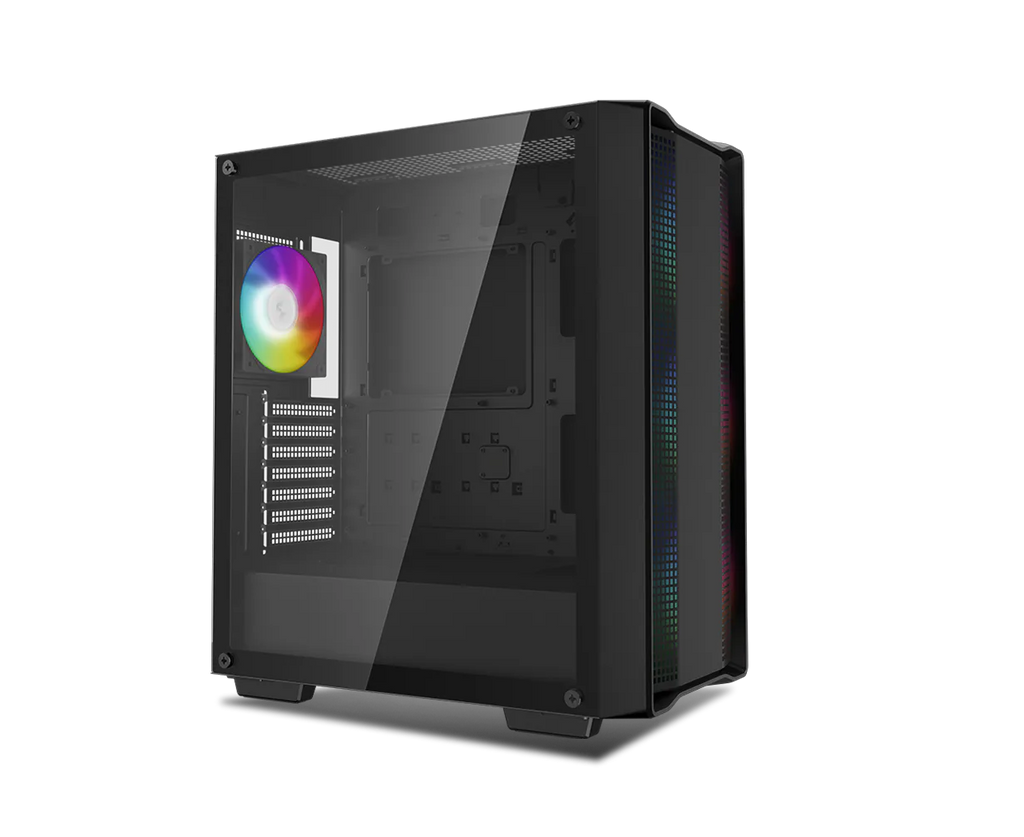 DeepCool CC560 ARGB V2 Mid Tower Case - Black, 4 ARGB Fans