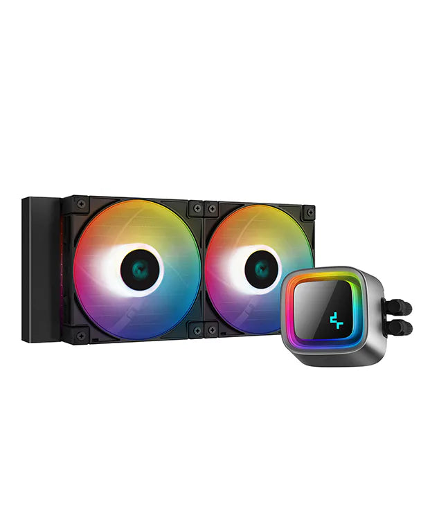 DeepCool LS520 240mm AIO Liquid CPU Cooler - Black, ARGB