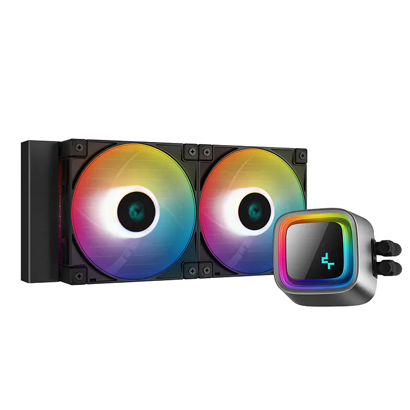 DeepCool LS520 240mm AIO Liquid CPU Cooler - Black, ARGB