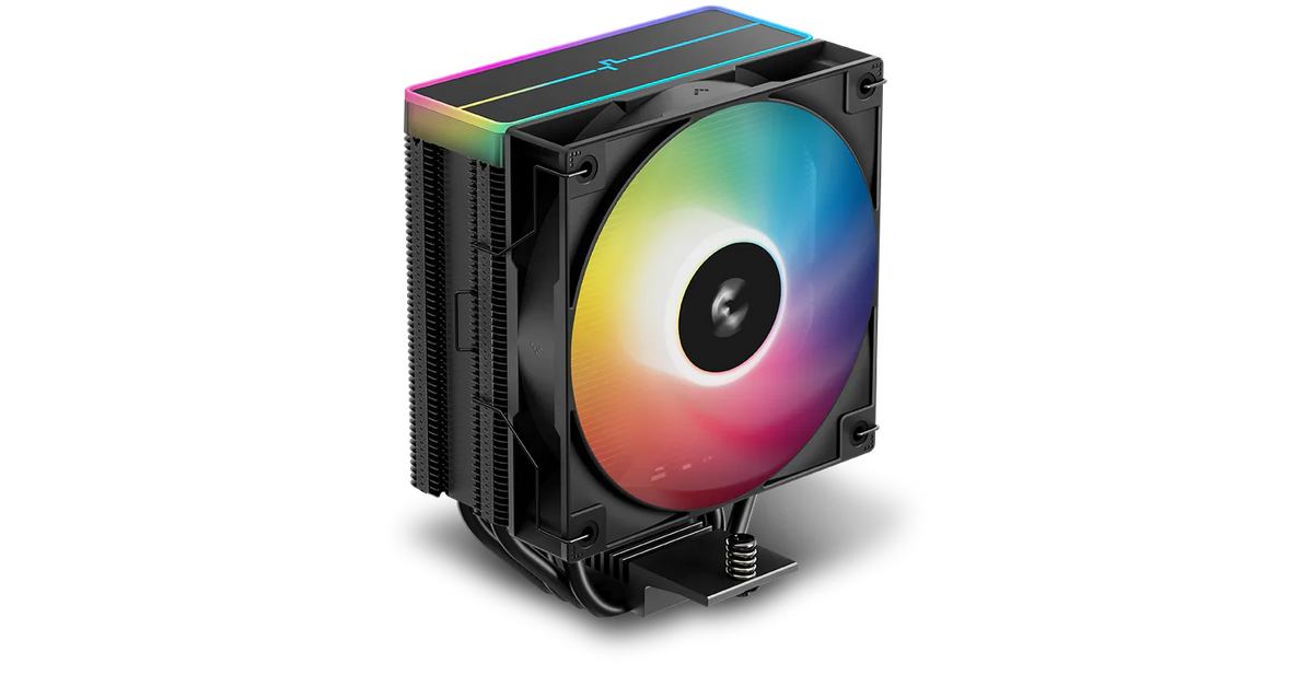 DeepCool AG400 BK ARGB V2 120mm CPU Air Cooler - Black