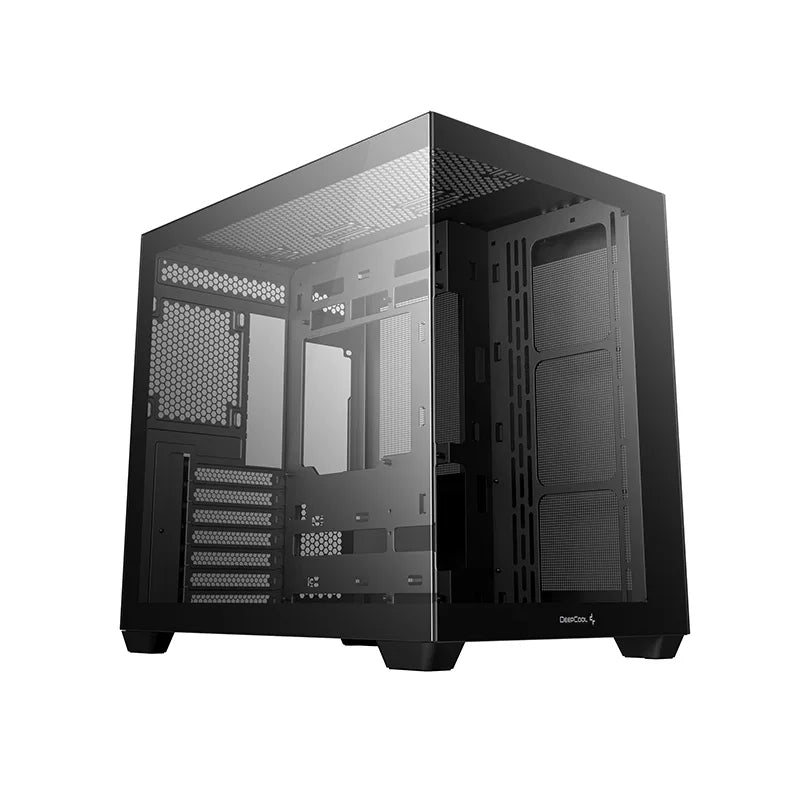 DeepCool CG530 Mid Tower Case - Dual Chamber, Tempered Glass