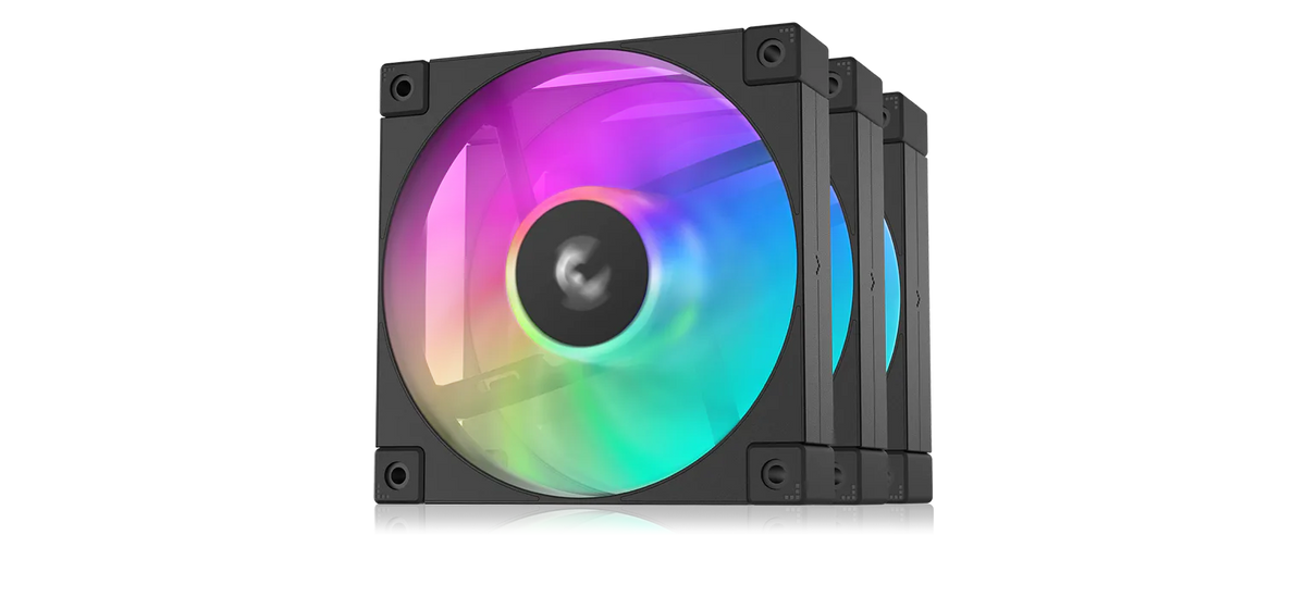 DeepCool FD12 ARGB 120mm Case Fans - 3-Pack, PWM, Daisy Chain