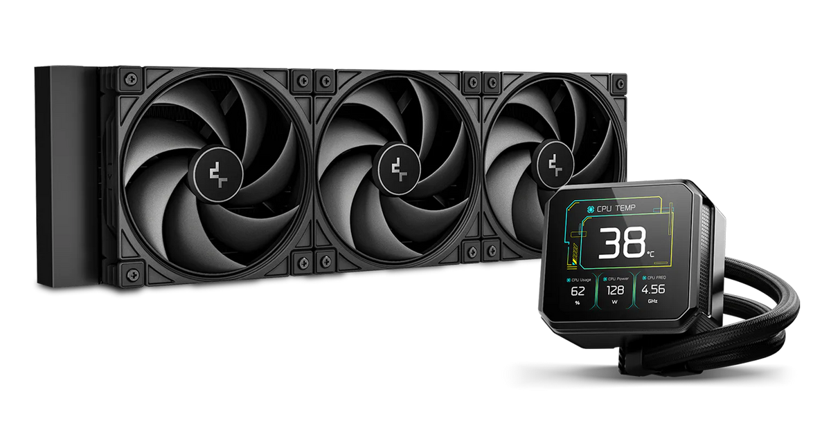 DeepCool SPARTACUS 360 AIO Liquid Cooler - 360mm, LCD