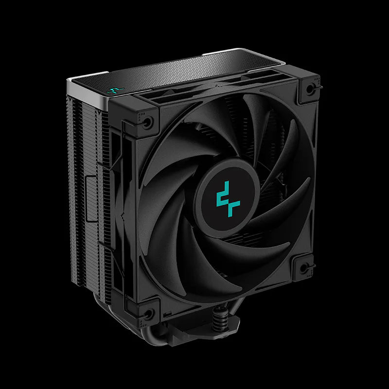 DeepCool AK400 Zero Dark CPU Cooler - 120mm FDB Fan, 220W TDP