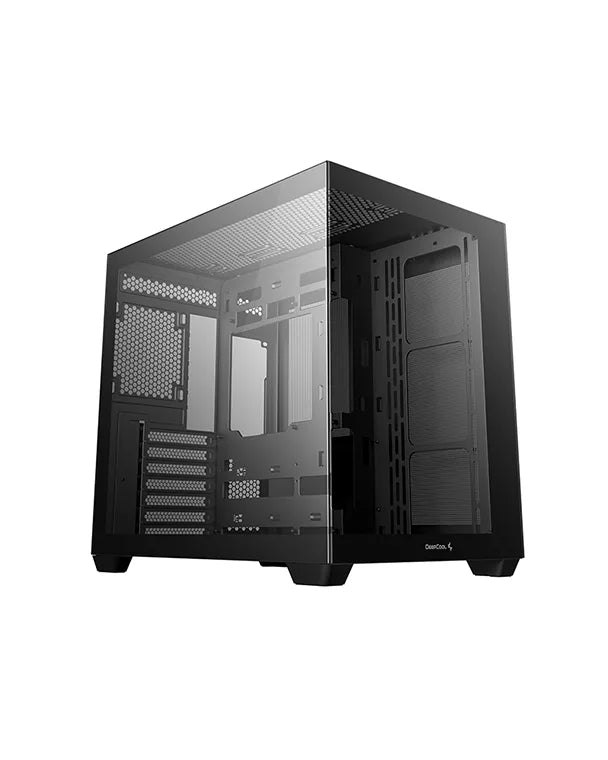 DeepCool CG530 Mid Tower Case - Dual Chamber, Tempered Glass