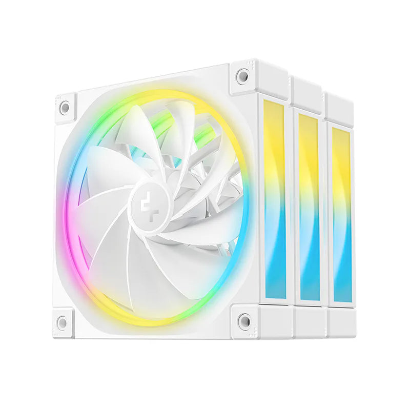 DeepCool FL12R WH 3-Pack 120mm Reverse ARGB PWM Fan - White