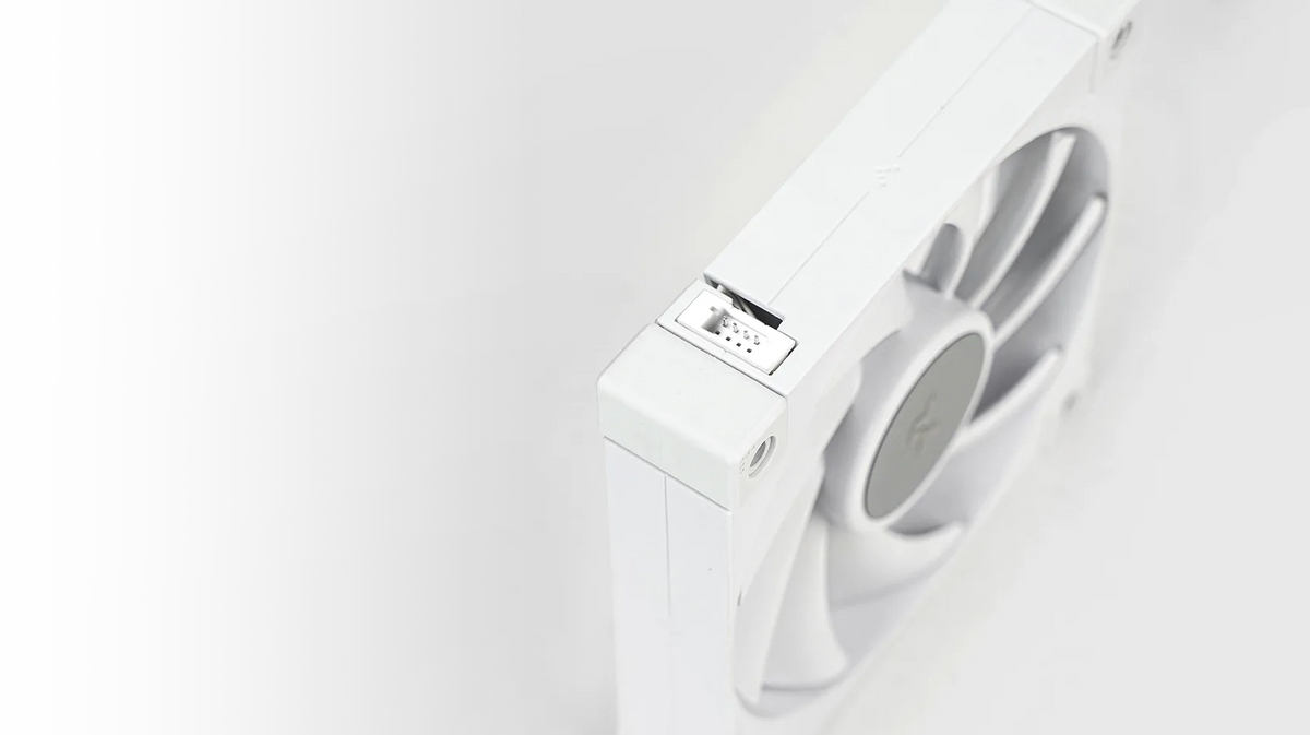 DeepCool FD12 WH 120mm PWM Case Fan 3-Pack - White
