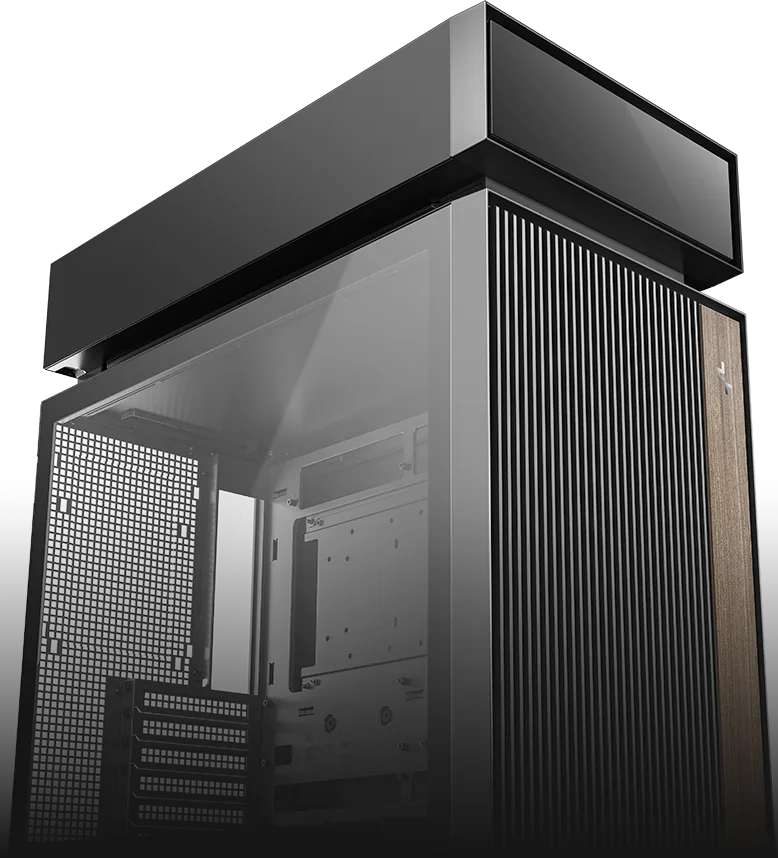 DeepCool CL6600 ARGB Mid-Tower ATX Case - 360mm AIO, Black