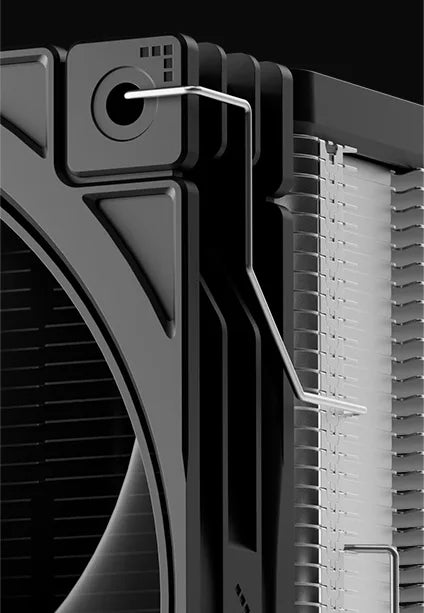 DeepCool AG400 G2 CPU Air Cooler 120mm PWM 4 Heatpipes Black