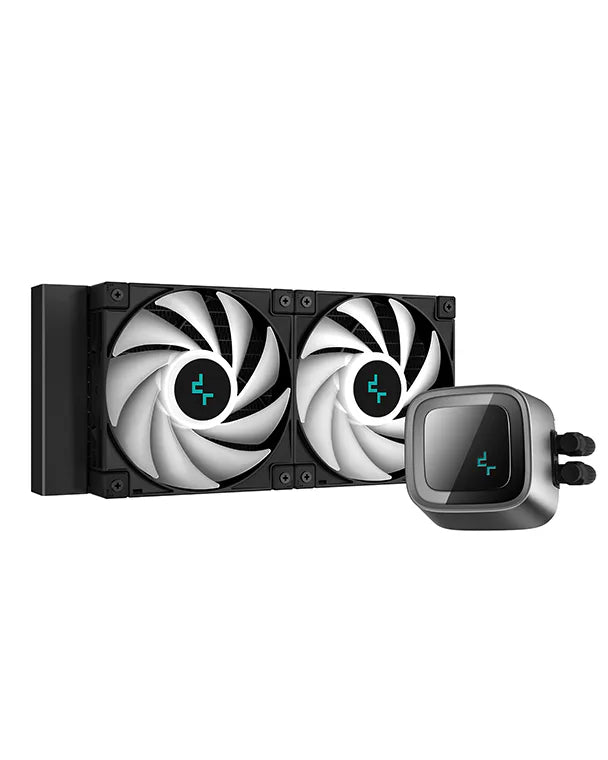 DeepCool LS520 240mm AIO Liquid CPU Cooler - Black, ARGB