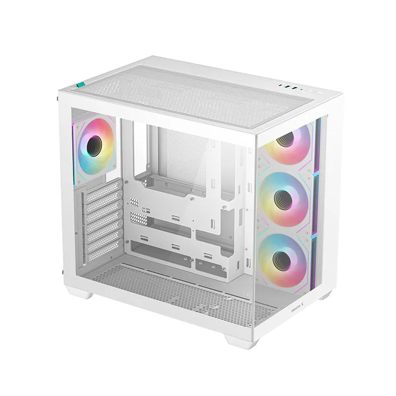 DeepCool CG530 4F WH White Mid-Tower ATX Case - 4 ARGB Fans