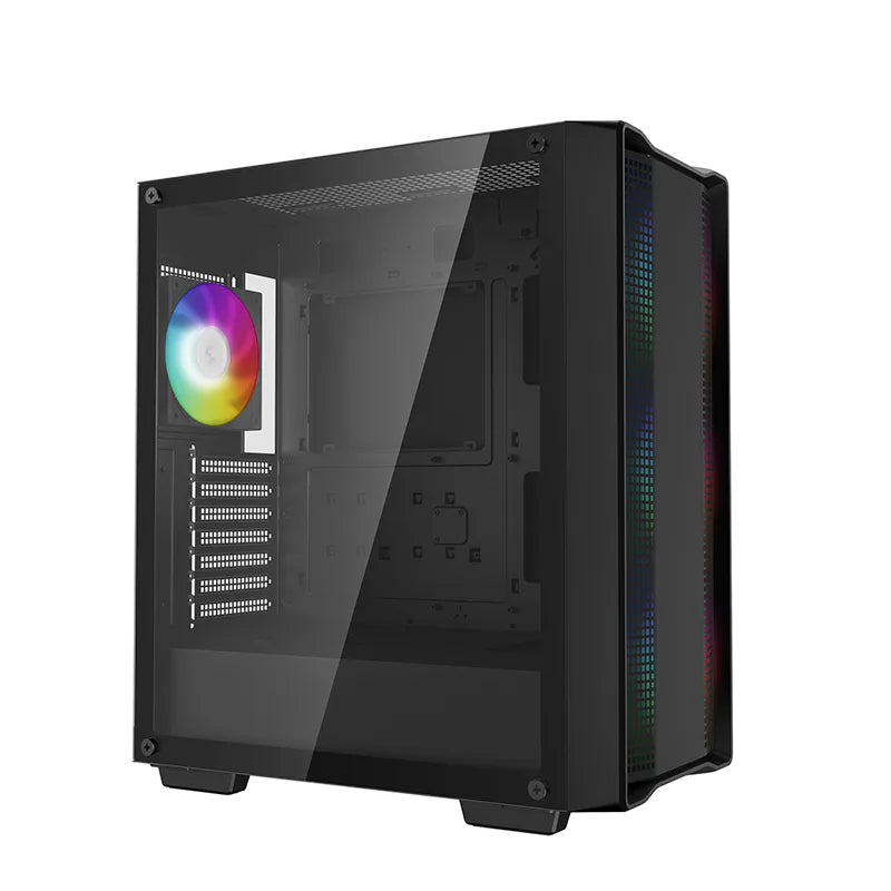 DeepCool CC560 ARGB V2 Mid Tower Case - Black, 4 ARGB Fans