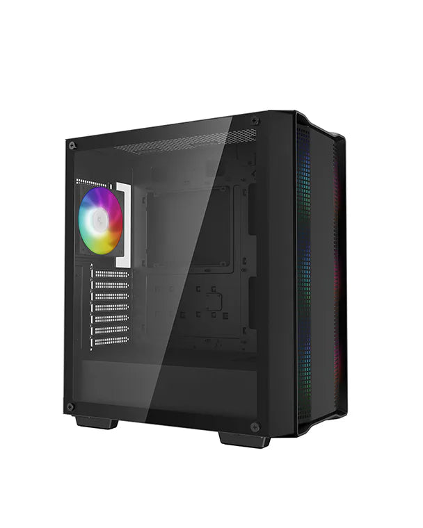 DeepCool CC560 ARGB V2 Mid Tower Case - Black, 4 ARGB Fans