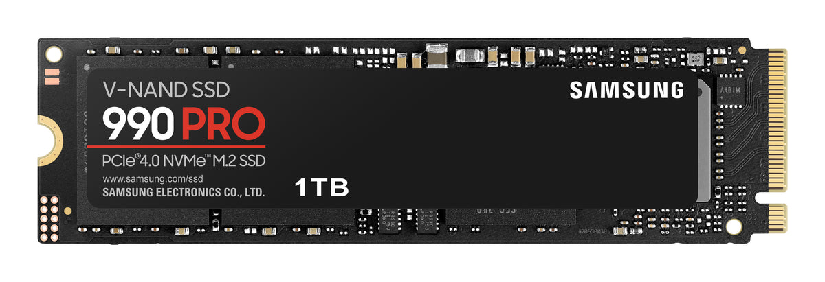 Samsung 990 PRO NVMe SSD PCIe Gen4 M.2 – 1TB, 2TB, 4TB