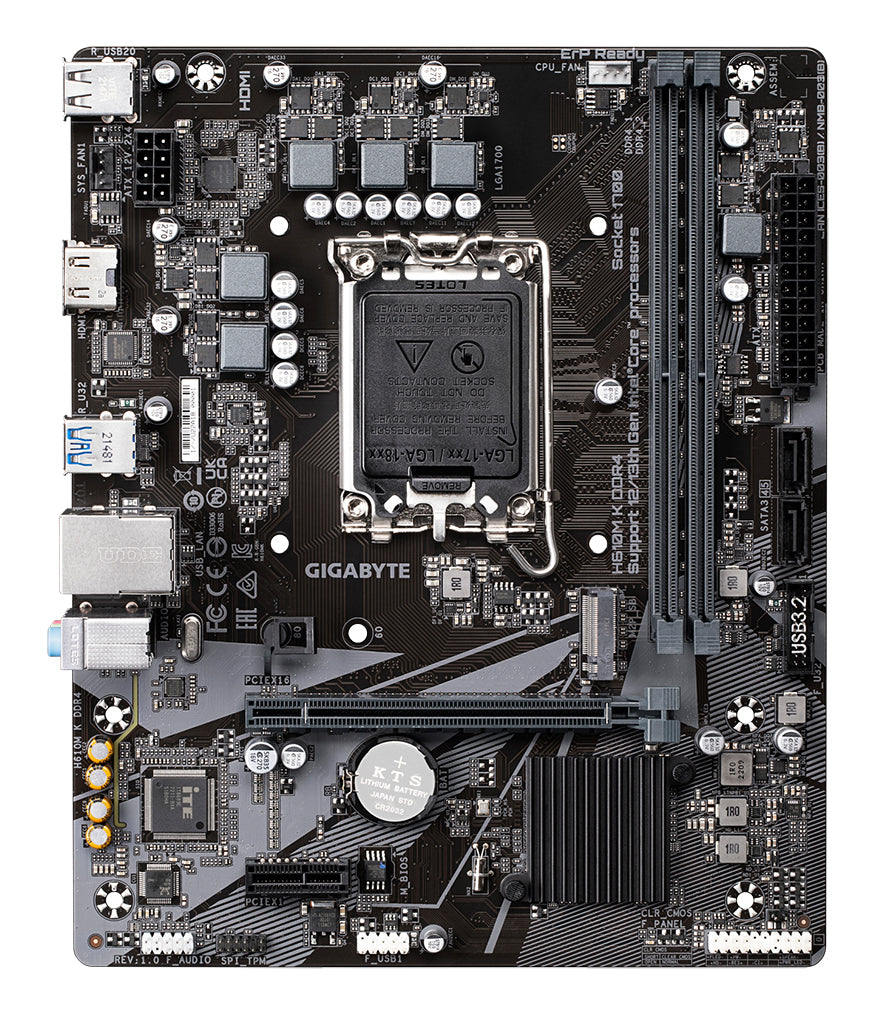 Gigabyte H610M K DDR4 Micro-ATX Motherboard LGA1700