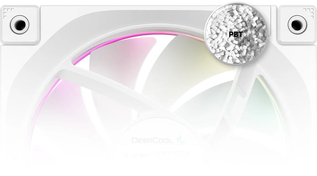 DeepCool FL12 WH 3-Pack 120mm ARGB PWM White Fans