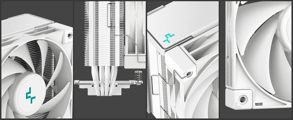 DeepCool AK400 WH White CPU Cooler 120mm FDB Fan 220W