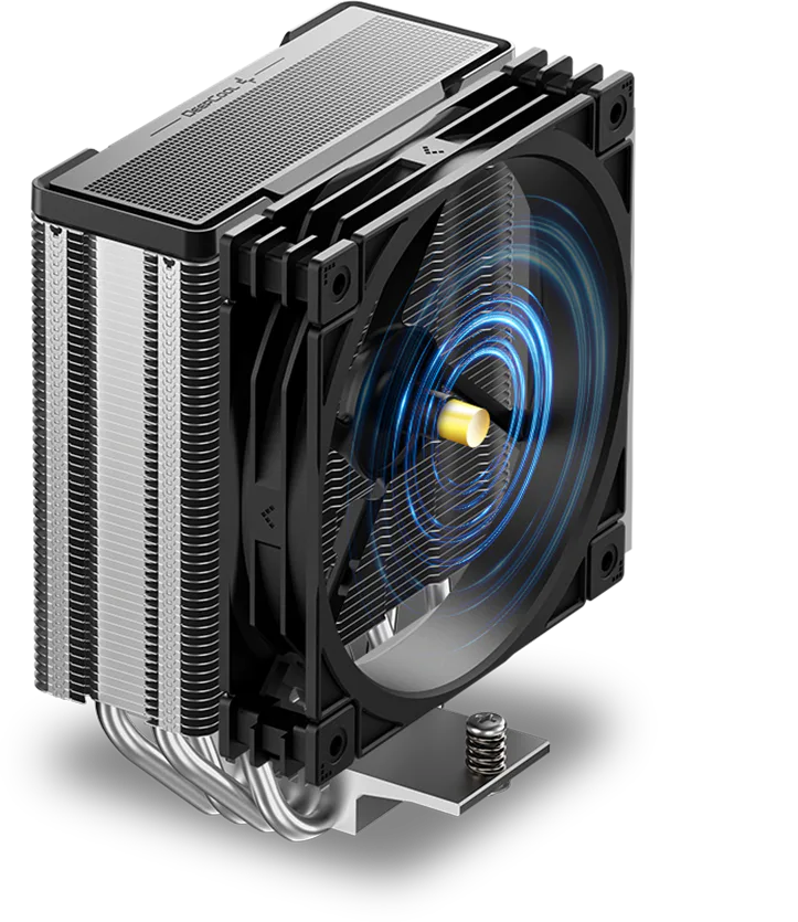 DeepCool AG400 G2 CPU Air Cooler 120mm PWM 4 Heatpipes Black