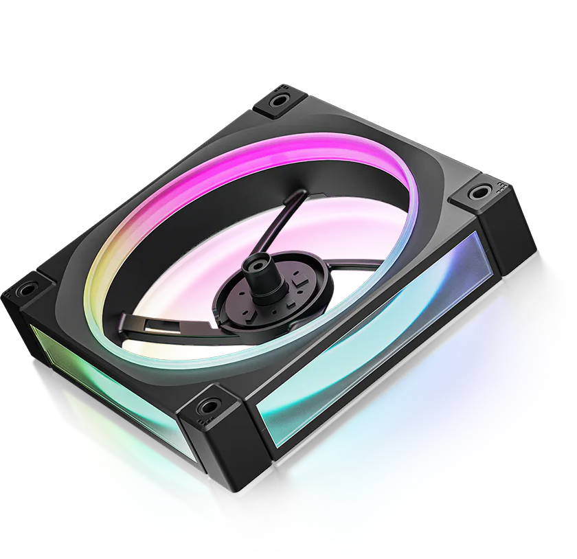 DeepCool FL12R 3-Pack 120mm Reverse ARGB PWM Fan - 55 CFM