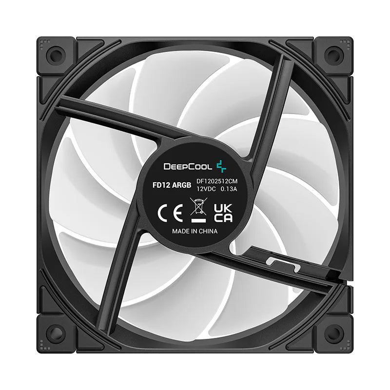 DeepCool FD12 ARGB 120mm Case Fans - 3-Pack, PWM, Daisy Chain