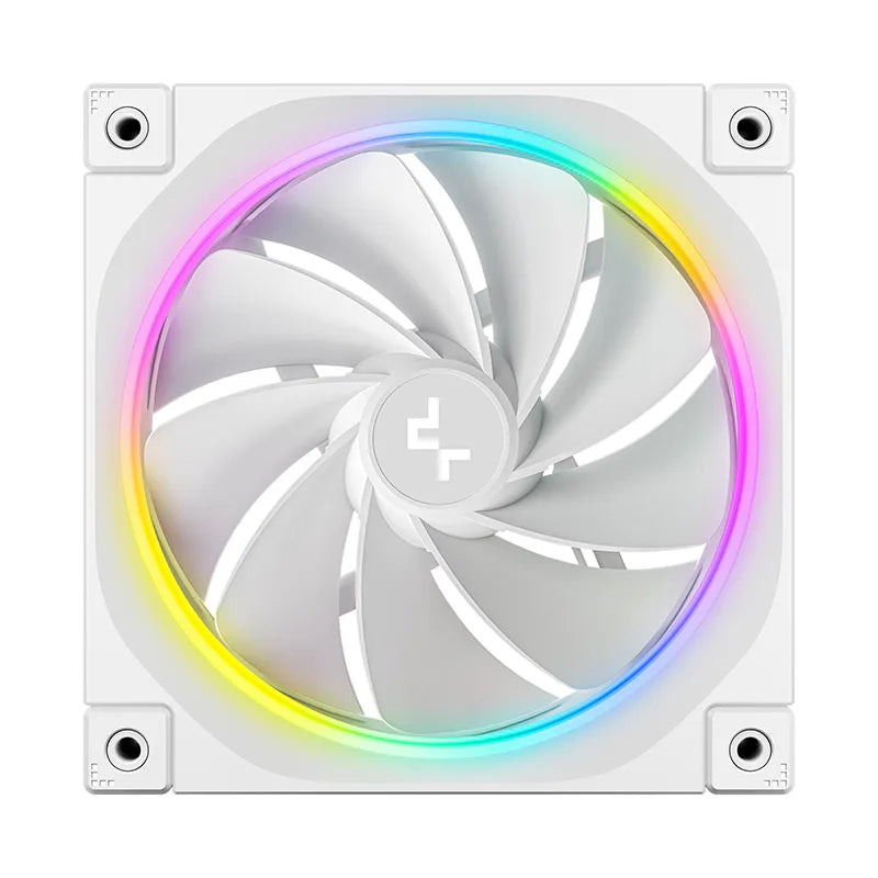 DeepCool FL12R WH 3-Pack 120mm Reverse ARGB PWM Fan - White