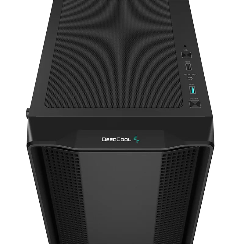 DeepCool CC560 ARGB V2 Mid Tower Case - Black, 4 ARGB Fans
