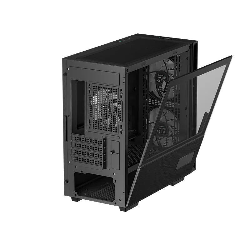 DeepCool CH360 Digital Black mATX Mid Tower Case - ARGB