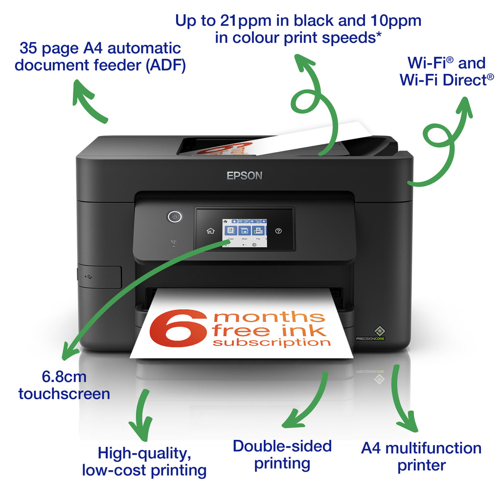 Epson WorkForce Pro WF-3820 Wireless All-in-One Printer