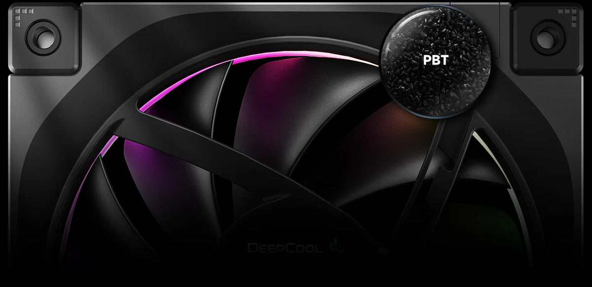 DeepCool FL12R 3-Pack 120mm Reverse ARGB PWM Fan - 55 CFM