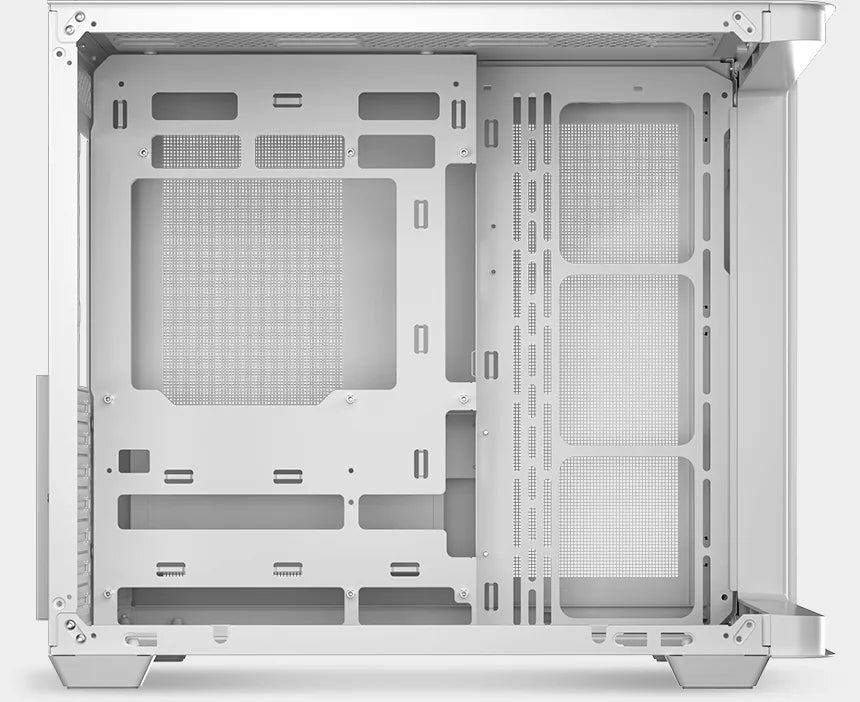 DeepCool CG530U 4F WH White Mid-Tower ATX Case, ARGB