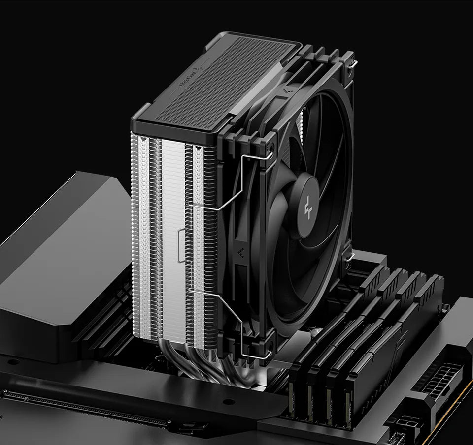 DeepCool AG400 G2 CPU Air Cooler 120mm PWM 4 Heatpipes Black
