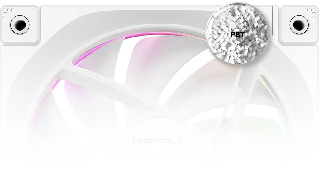 DeepCool FL12R WH 3-Pack 120mm Reverse ARGB PWM Fan - White