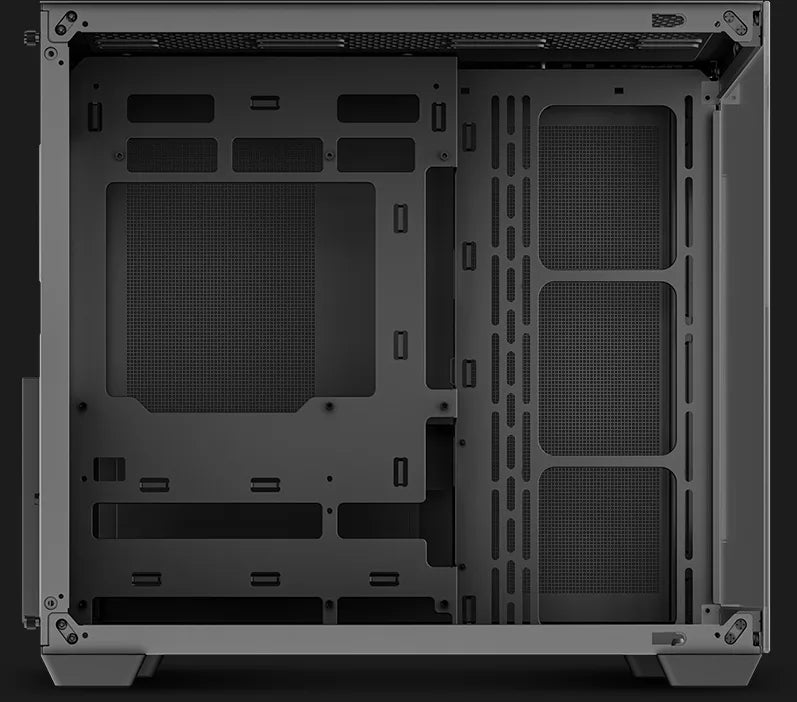DeepCool CG530 Mid Tower Case - Dual Chamber, Tempered Glass
