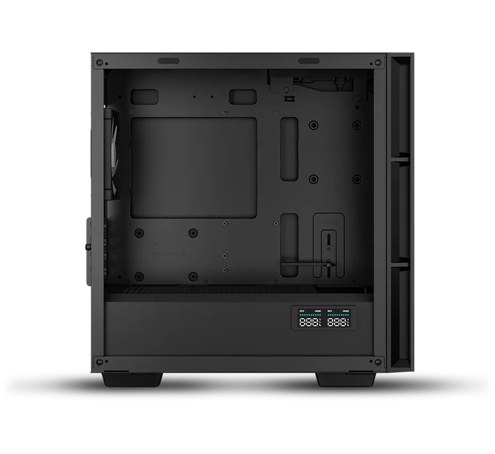 DeepCool CH360 Digital Black mATX Mid Tower Case - ARGB