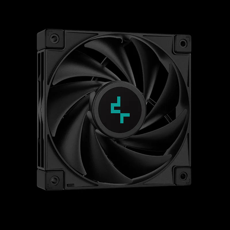 DeepCool AK400 Zero Dark CPU Cooler - 120mm FDB Fan, 220W TDP