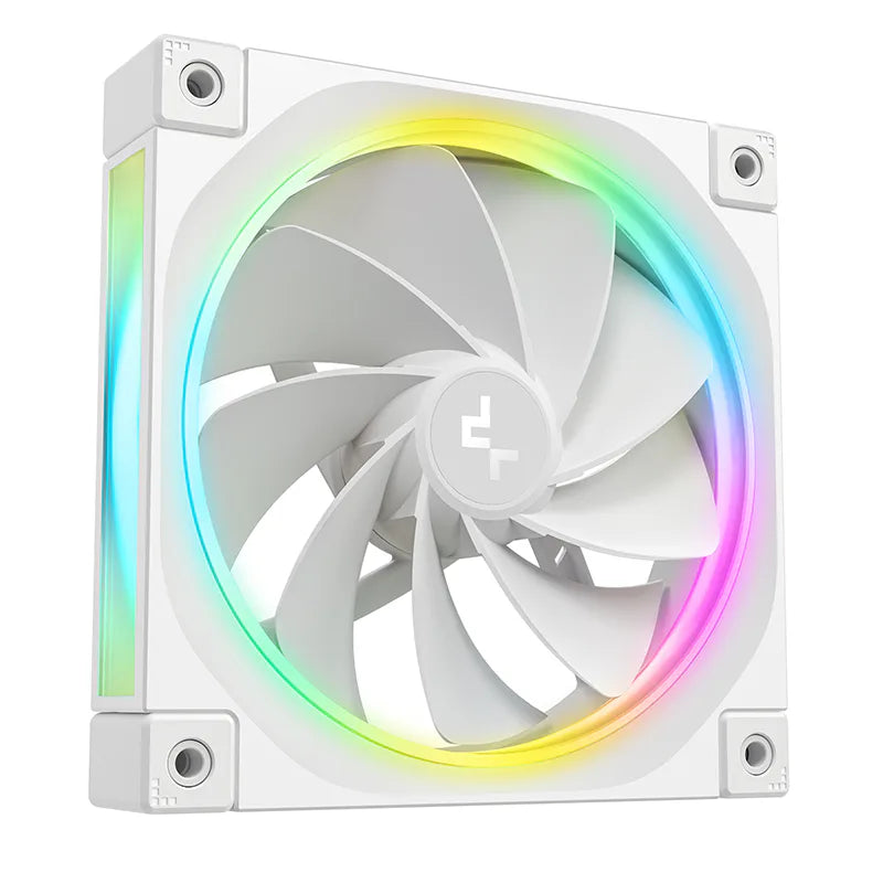DeepCool FL12R WH 3-Pack 120mm Reverse ARGB PWM Fan - White
