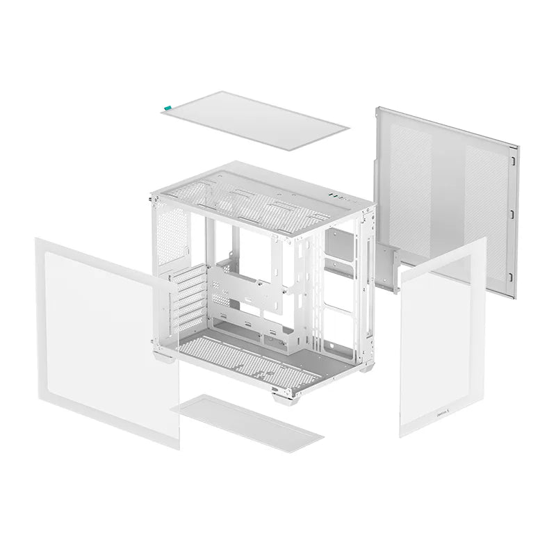 DeepCool CG530 WH White Dual-Chamber ATX Mid-Tower Case