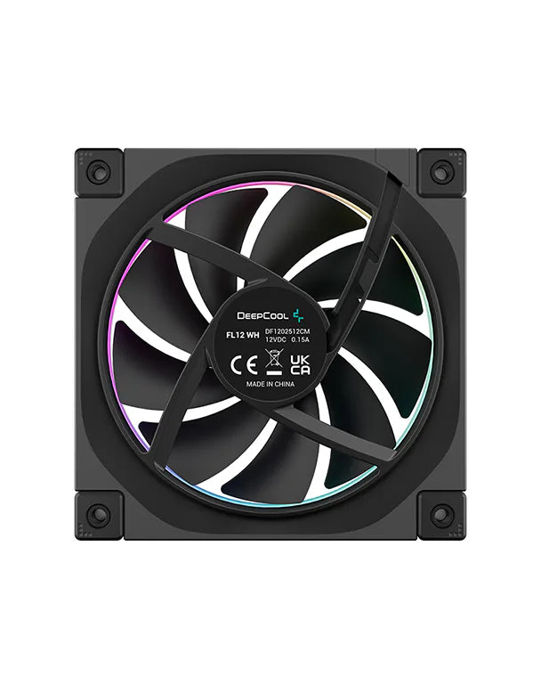 DeepCool FL12 3-Pack 120mm PWM ARGB Fan - 55 CFM, 2150 RPM