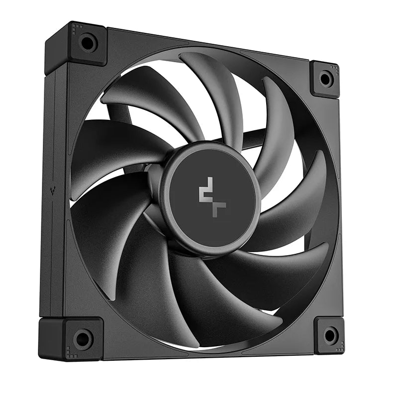 DeepCool FD12 3-Pack 120mm PWM Fan - Black, Hydro Bearing