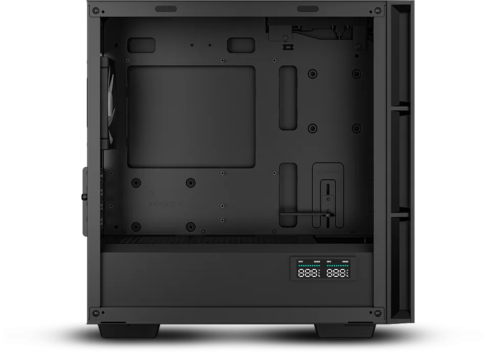 DeepCool CH360 Digital Black mATX Mid Tower Case - ARGB