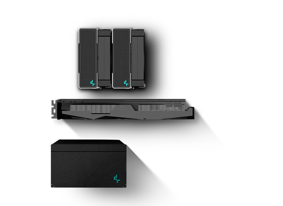 DeepCool CH360 Digital Black mATX Mid Tower Case - ARGB