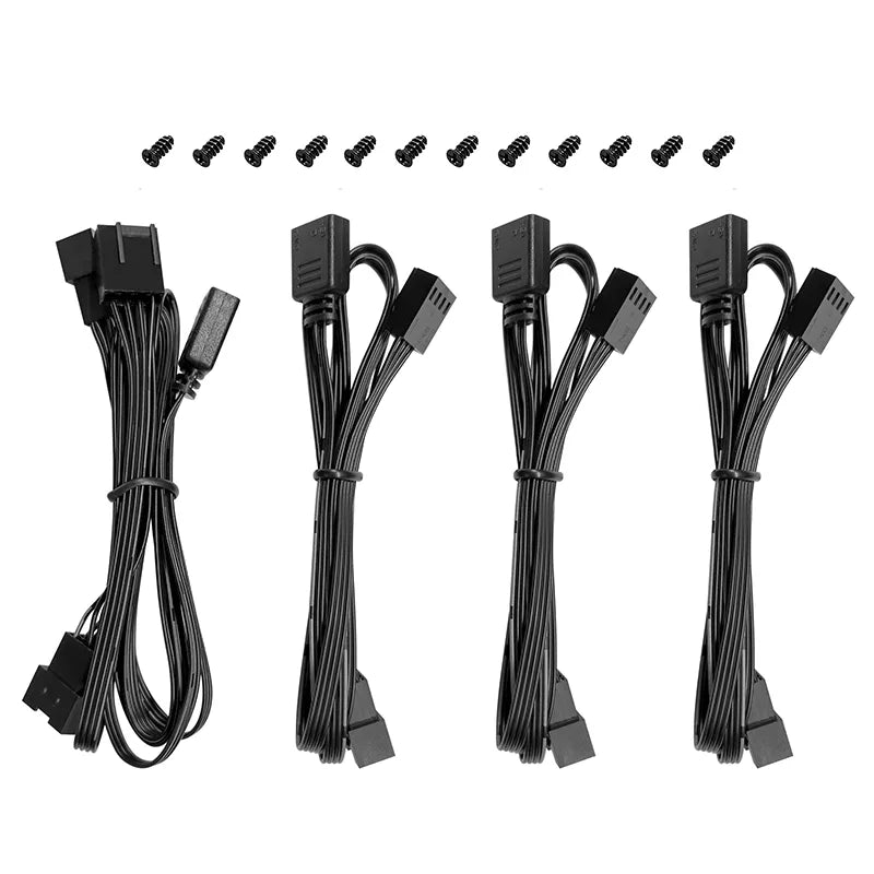 DeepCool FL12R 3-Pack 120mm Reverse ARGB PWM Fan - 55 CFM