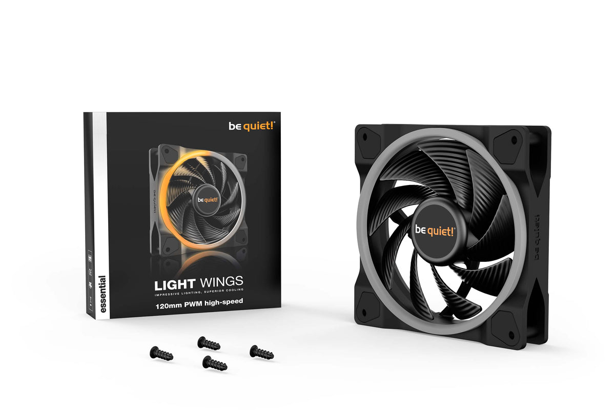 be quiet! Light Wings 120mm PWM High Speed ARGB Fan BL073