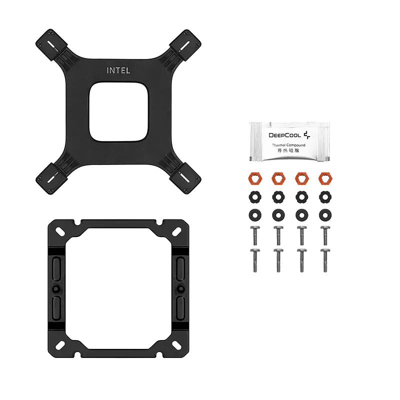 DeepCool AG400 BK ARGB V2 120mm CPU Air Cooler - Black