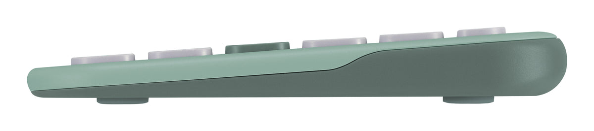 ASUS Marshmallow Keyboard KW100 Green Tea Latte, side profile